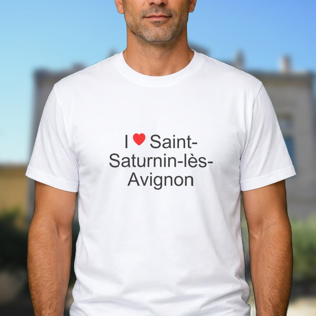 T-shirt I love saint-saturnin-lès-avignon