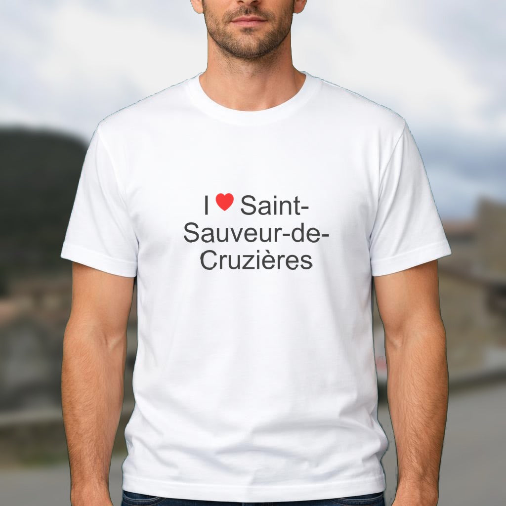 T-shirt I love saint-sauveur-de-cruzières