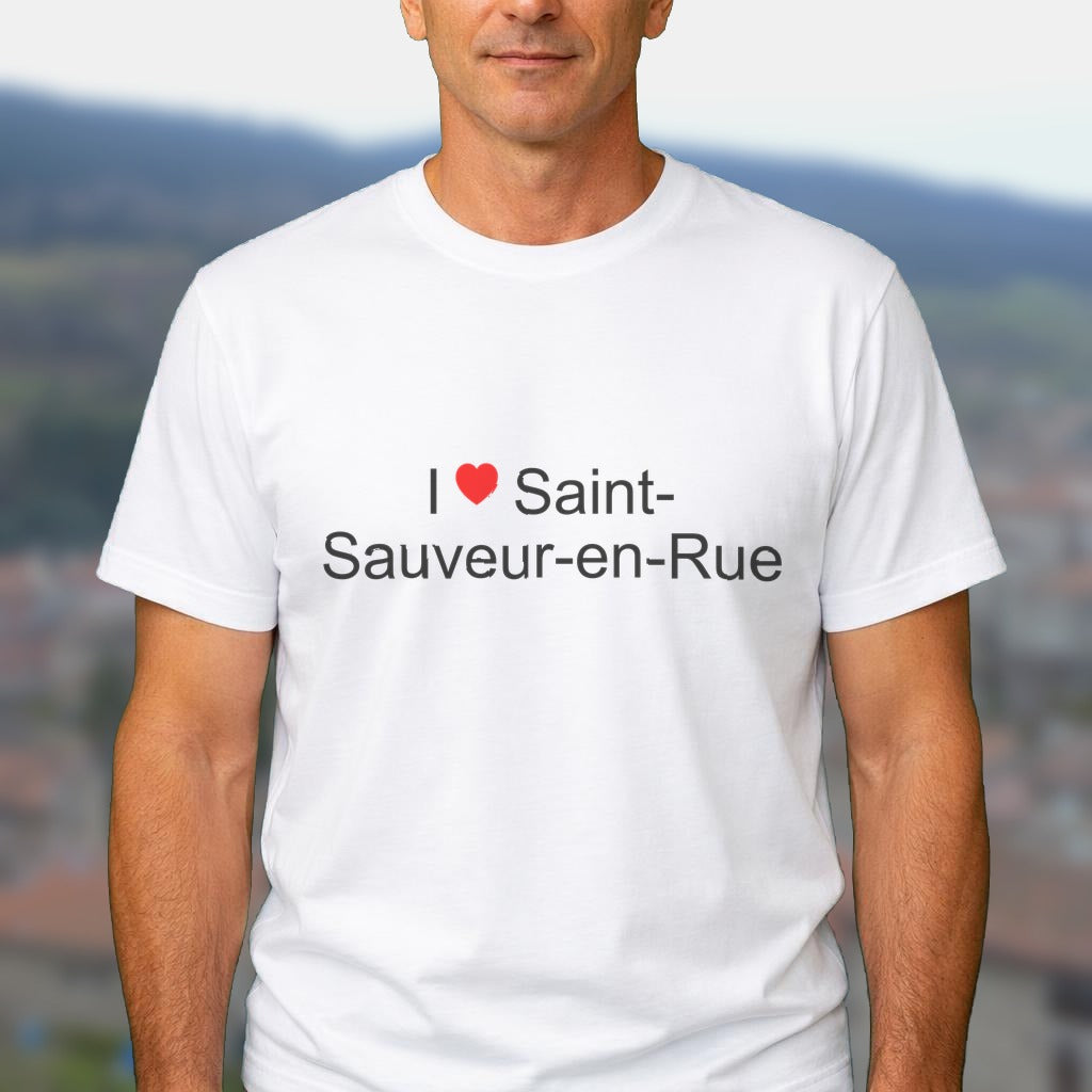 T-shirt I love saint-sauveur-en-rue