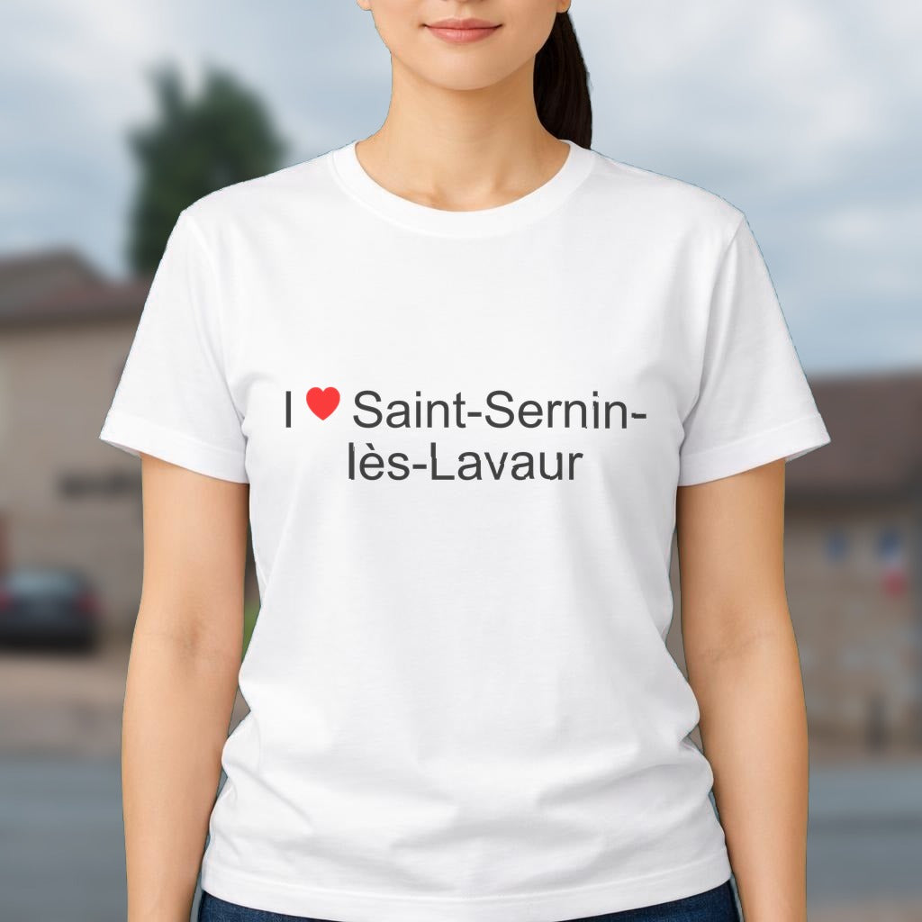 T-shirt I love saint-sernin-lès-lavaur