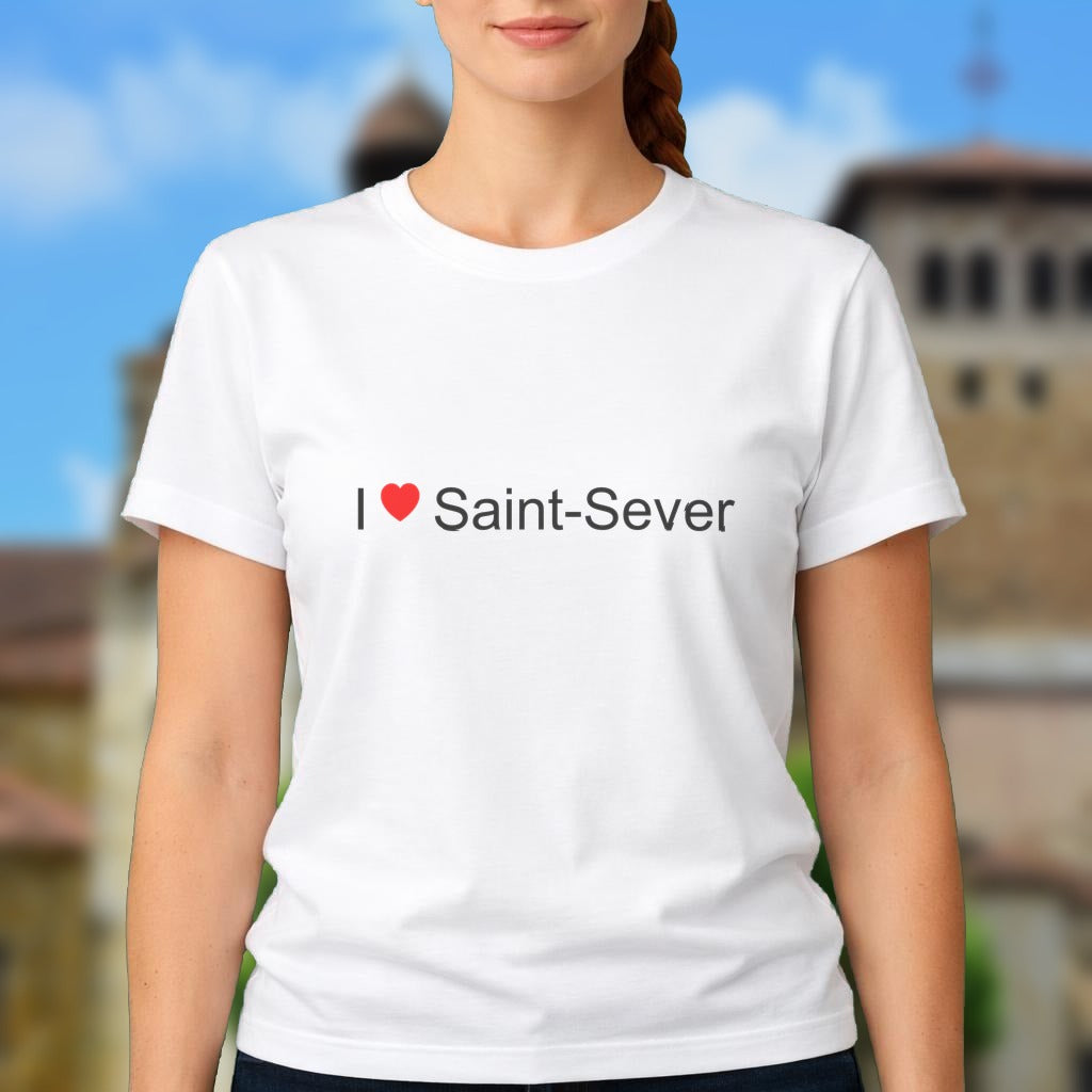 T-shirt I love saint-sever