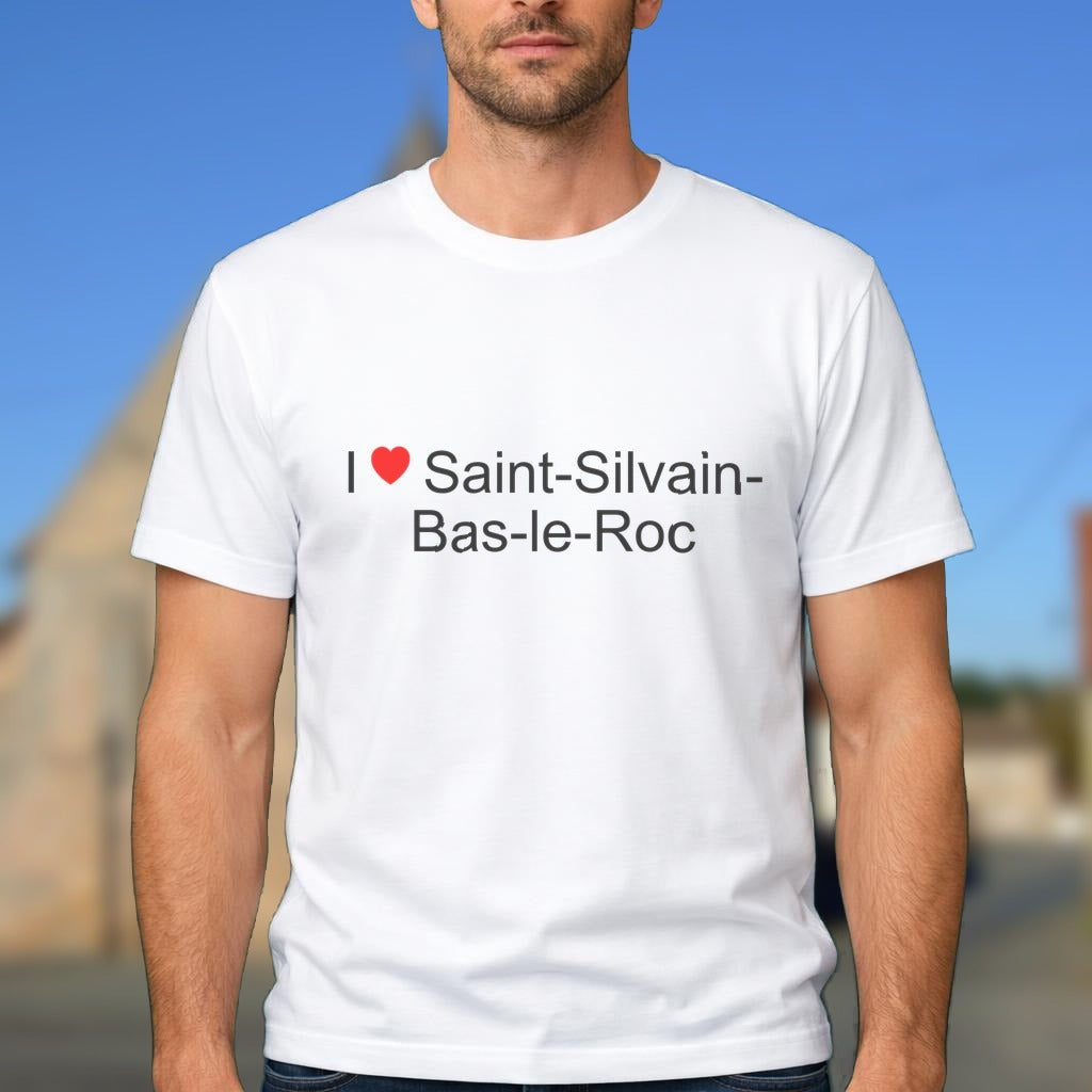 T-shirt I love saint-silvain-bas-le-roc