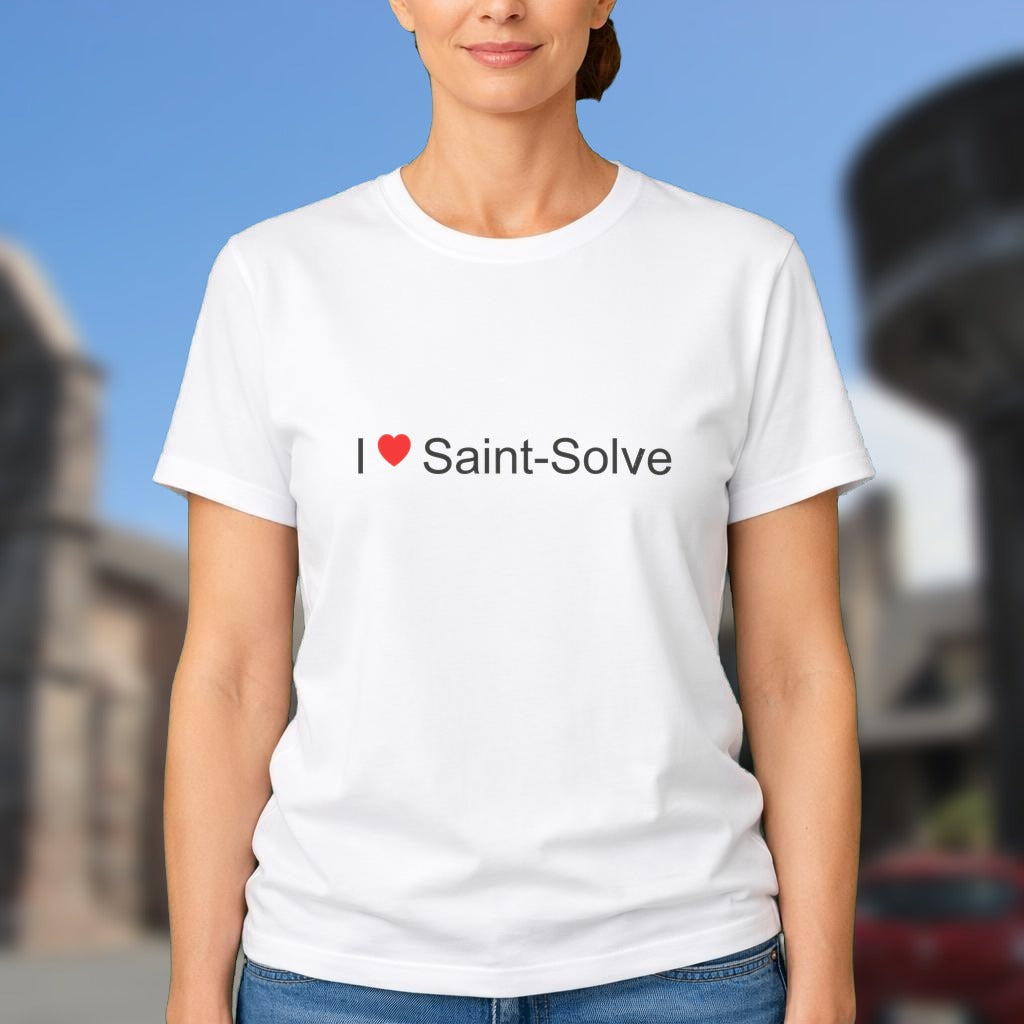 T-shirt I love saint-solve