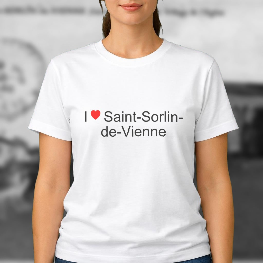 T-shirt I love saint-sorlin-de-vienne