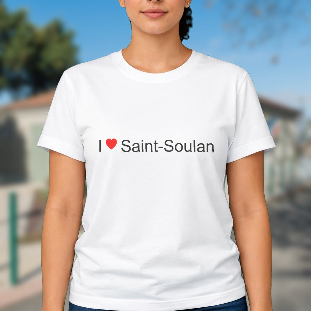 T-shirt I love saint-soulan