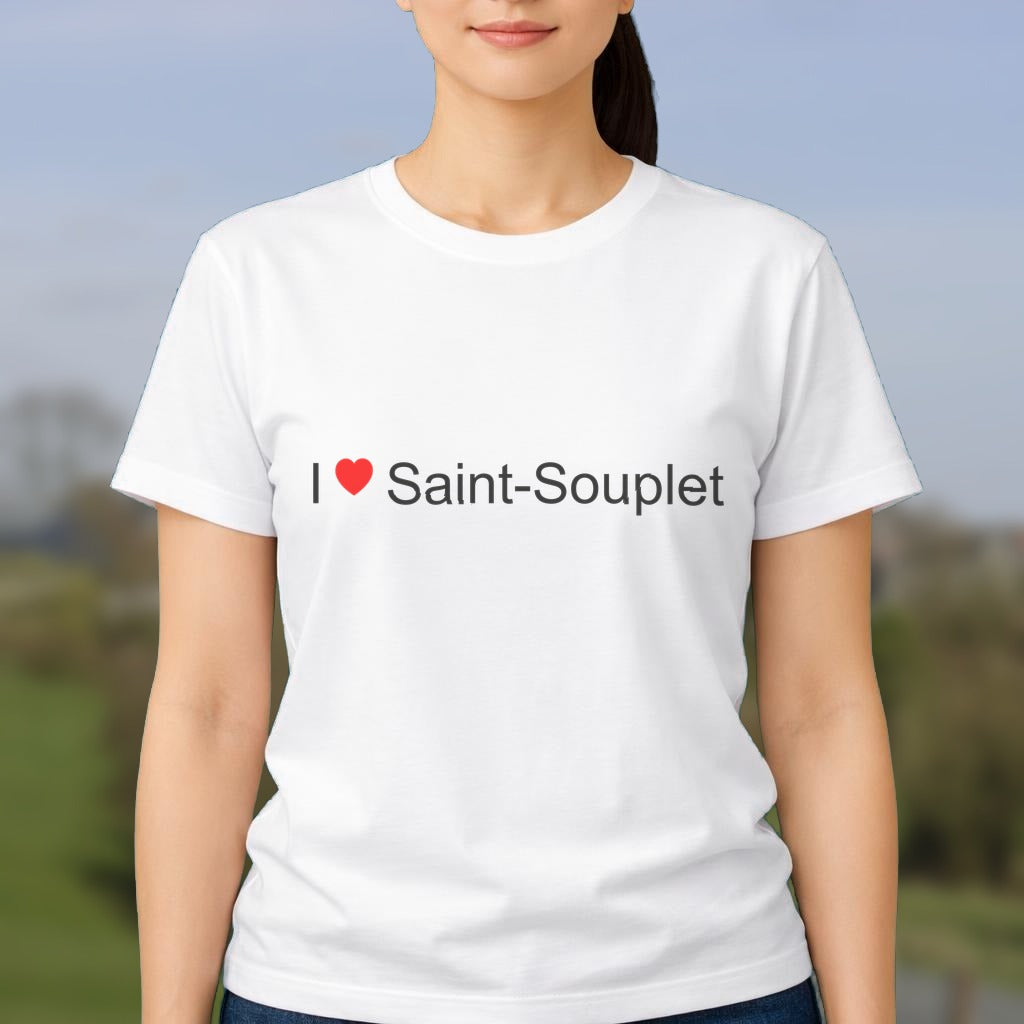 T-shirt I love saint-souplet