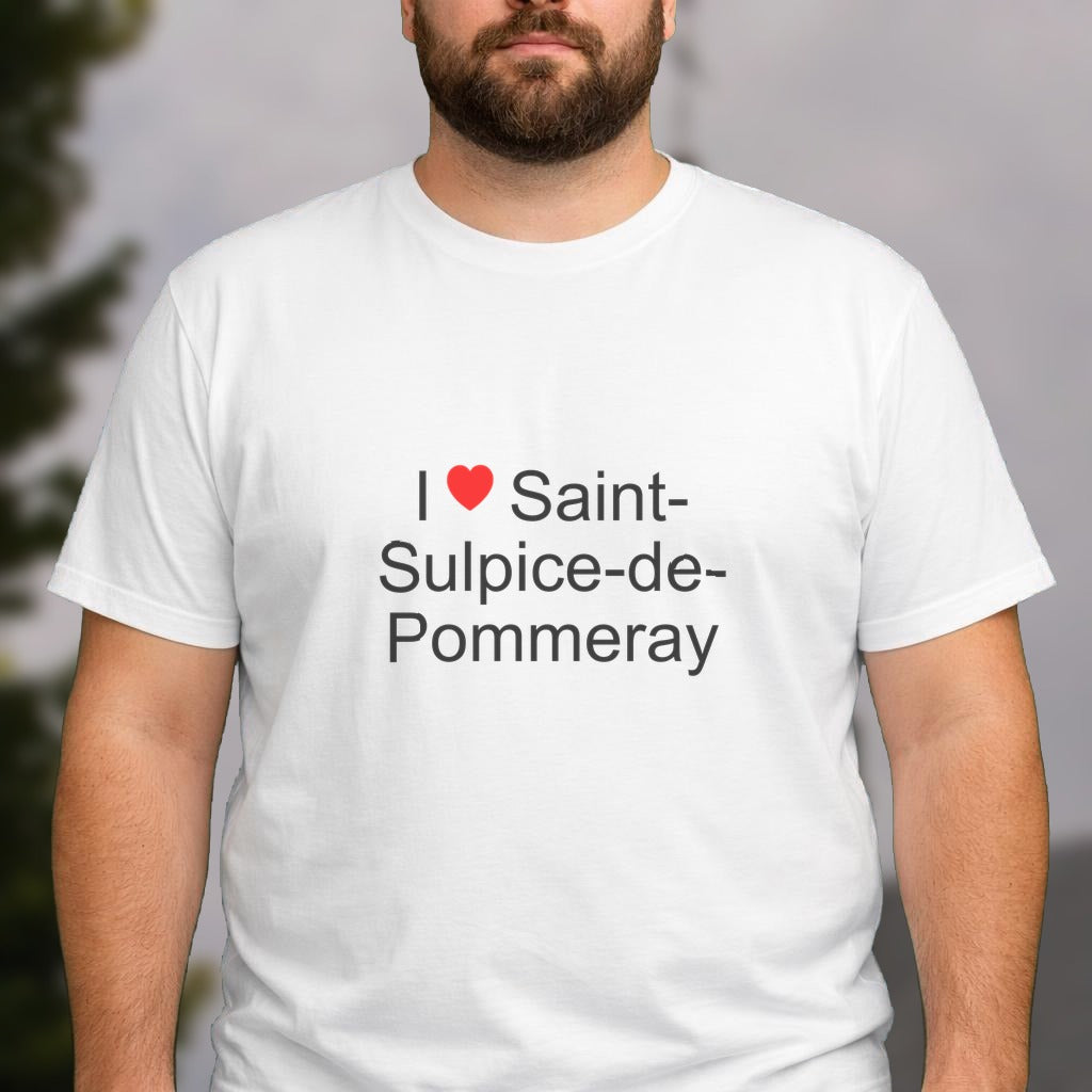 T-shirt I love saint-sulpice-de-pommeray