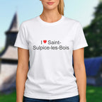 T-shirt I love saint-sulpice-les-bois