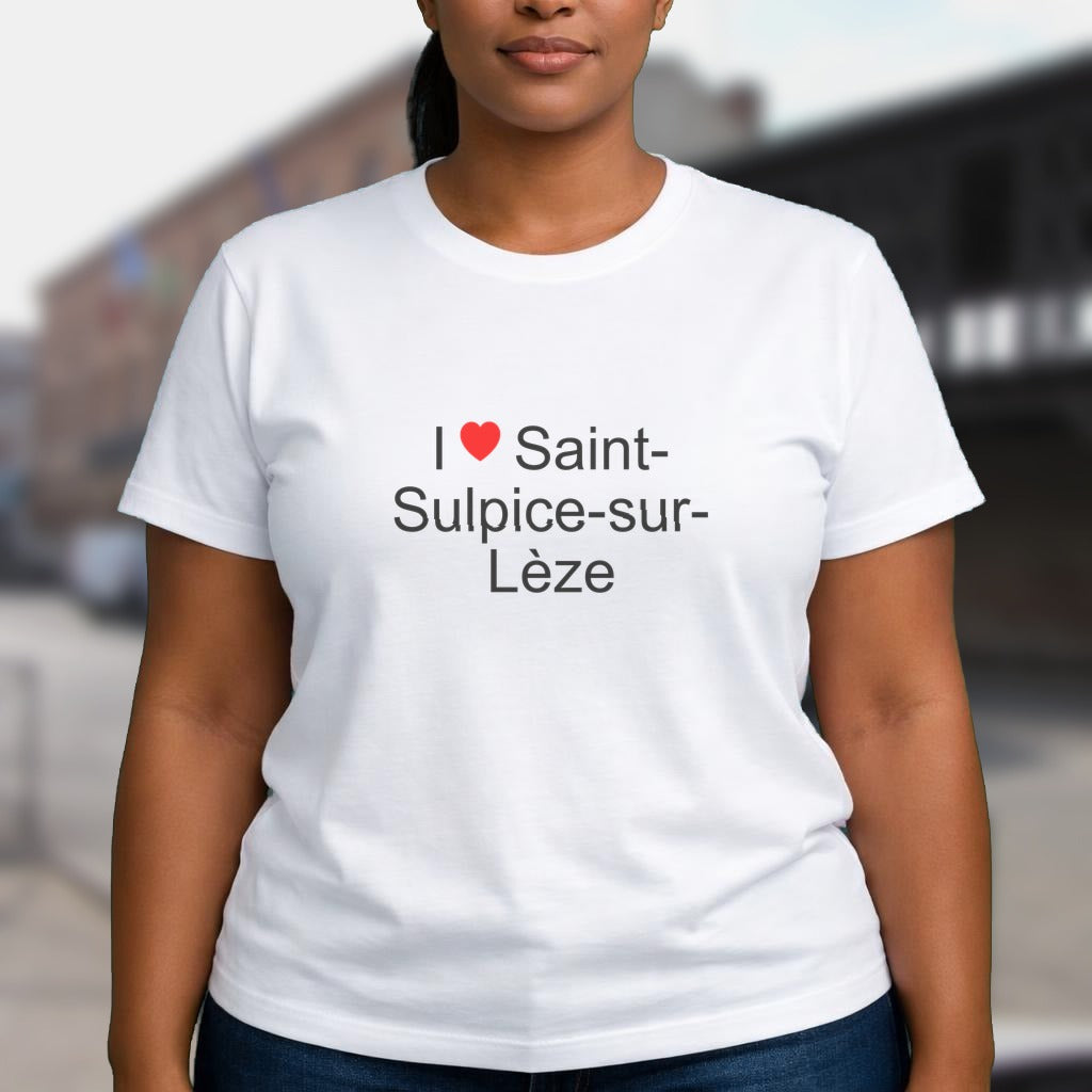T-shirt I love saint-sulpice-sur-lèze