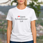 T-shirt I love saint-sylvestre-sur-lot