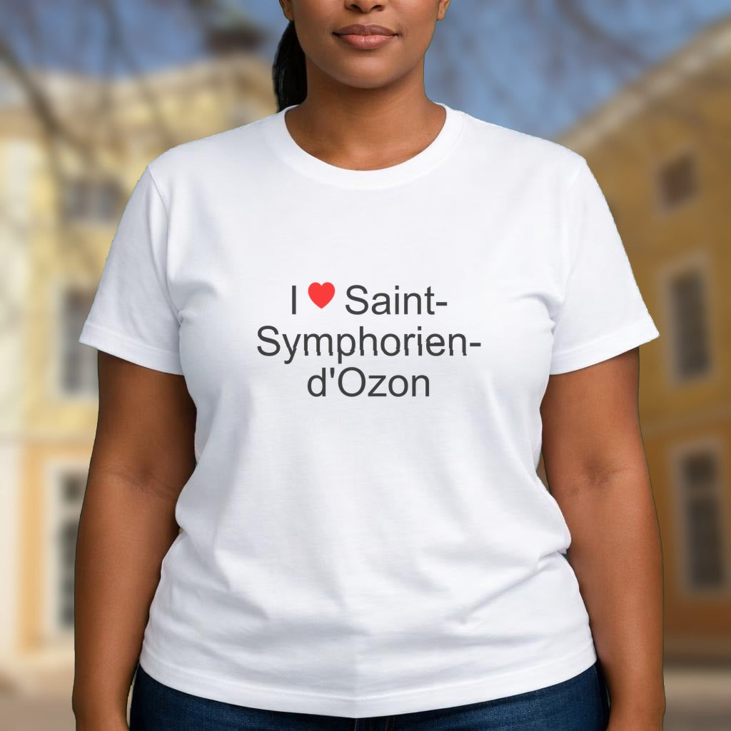 T-shirt I love saint-symphorien-d'ozon