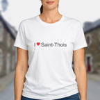 T-shirt I love saint-thois