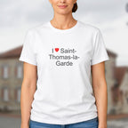 T-shirt I love saint-thomas-la-garde