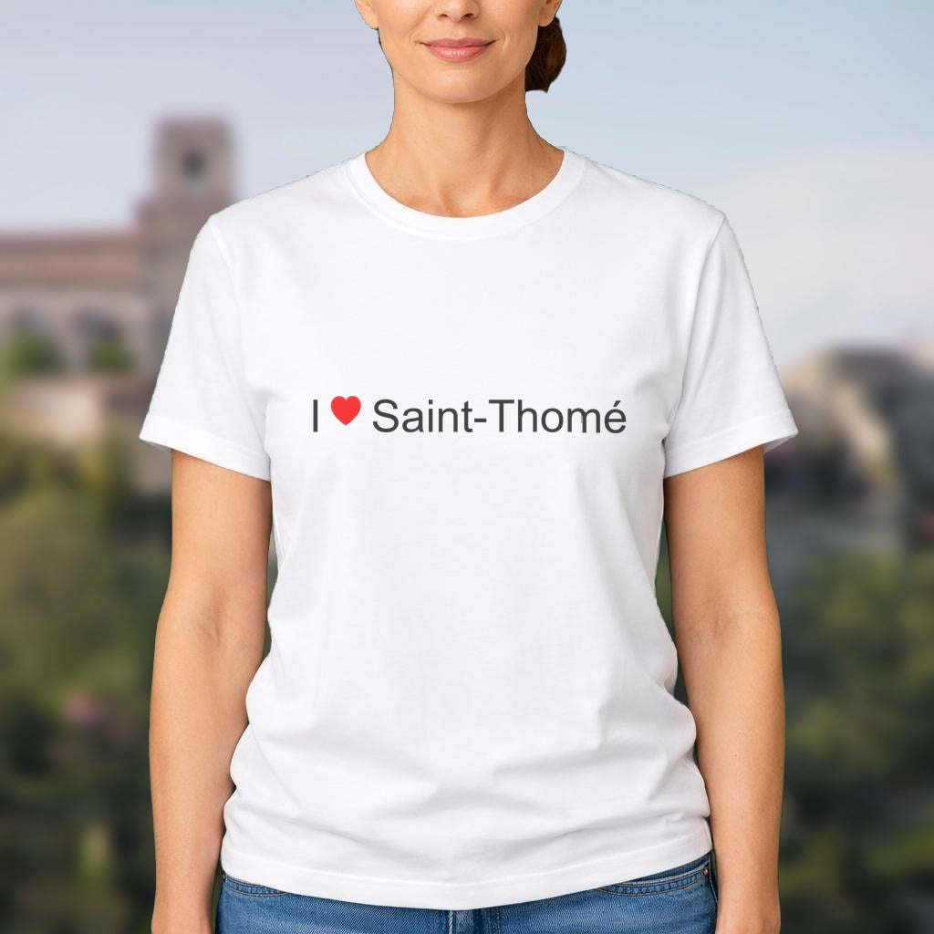 T-shirt I love saint-thomé