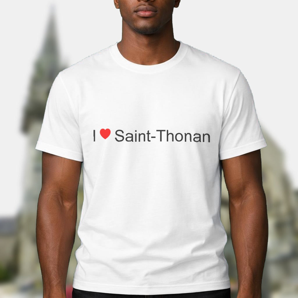 T-shirt I love saint-thonan