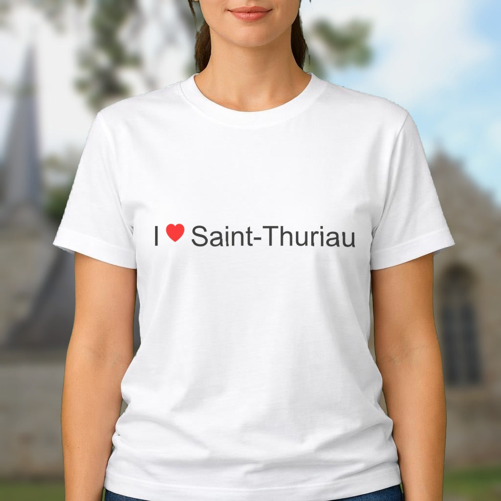 T-shirt I love saint-thuriau