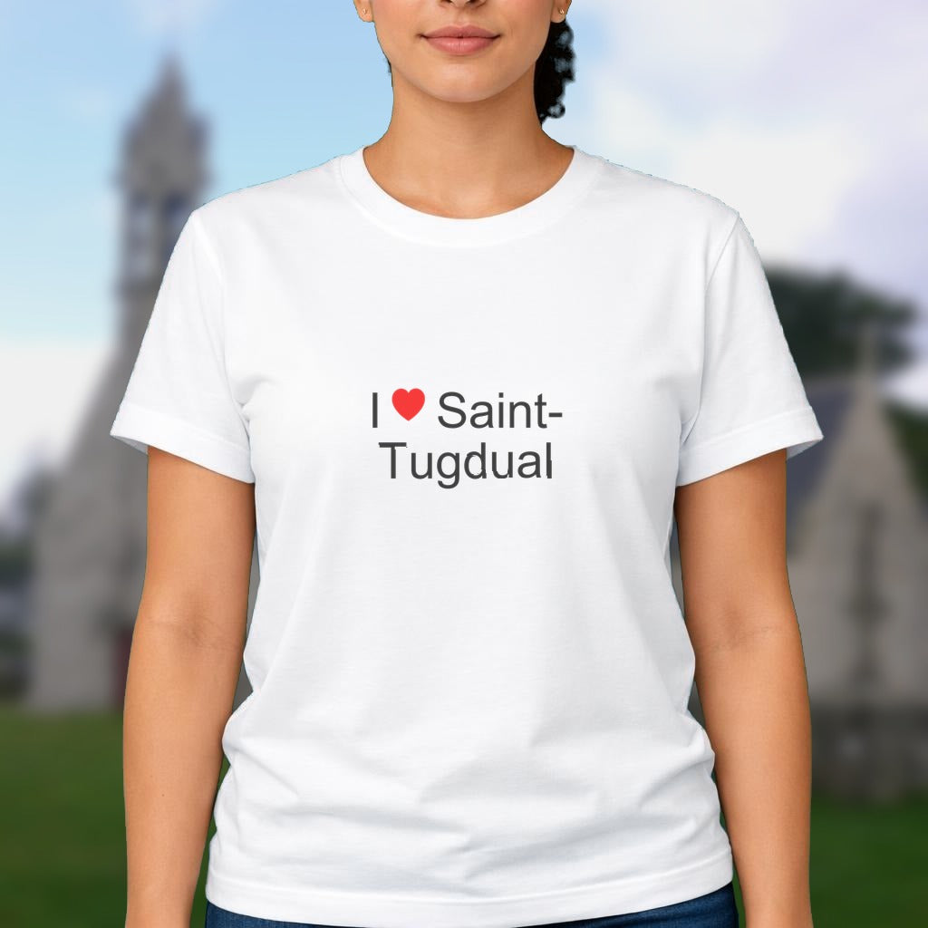 T-shirt I love saint-tugdual