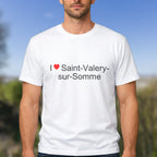 T-shirt I love saint-valery-sur-somme