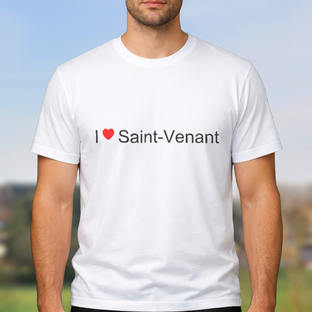 T-shirt I love saint-venant