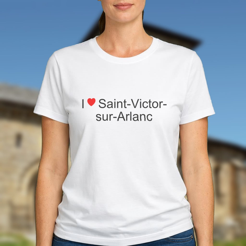 T-shirt I love saint-victor-sur-arlanc