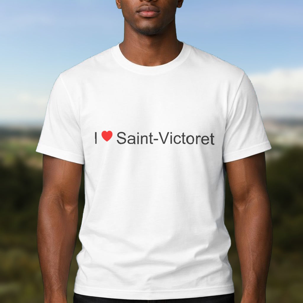 T-shirt I love saint-victoret