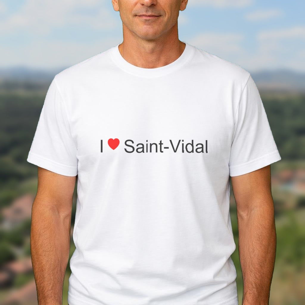 T-shirt I love saint-vidal