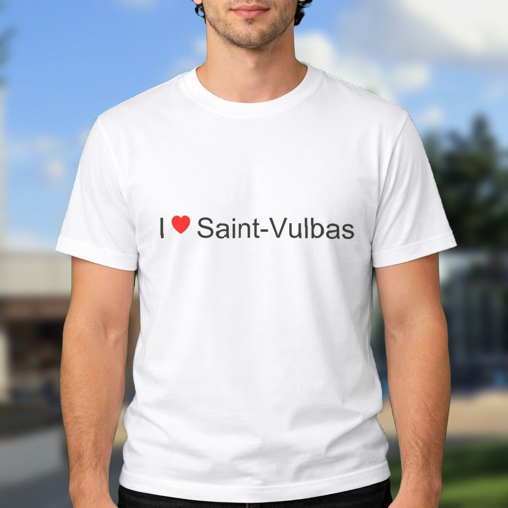 T-shirt I love saint-vulbas