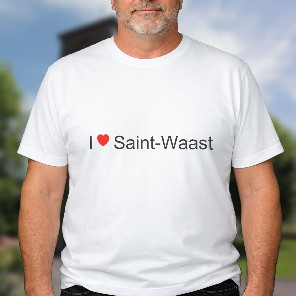 T-shirt I love saint-waast