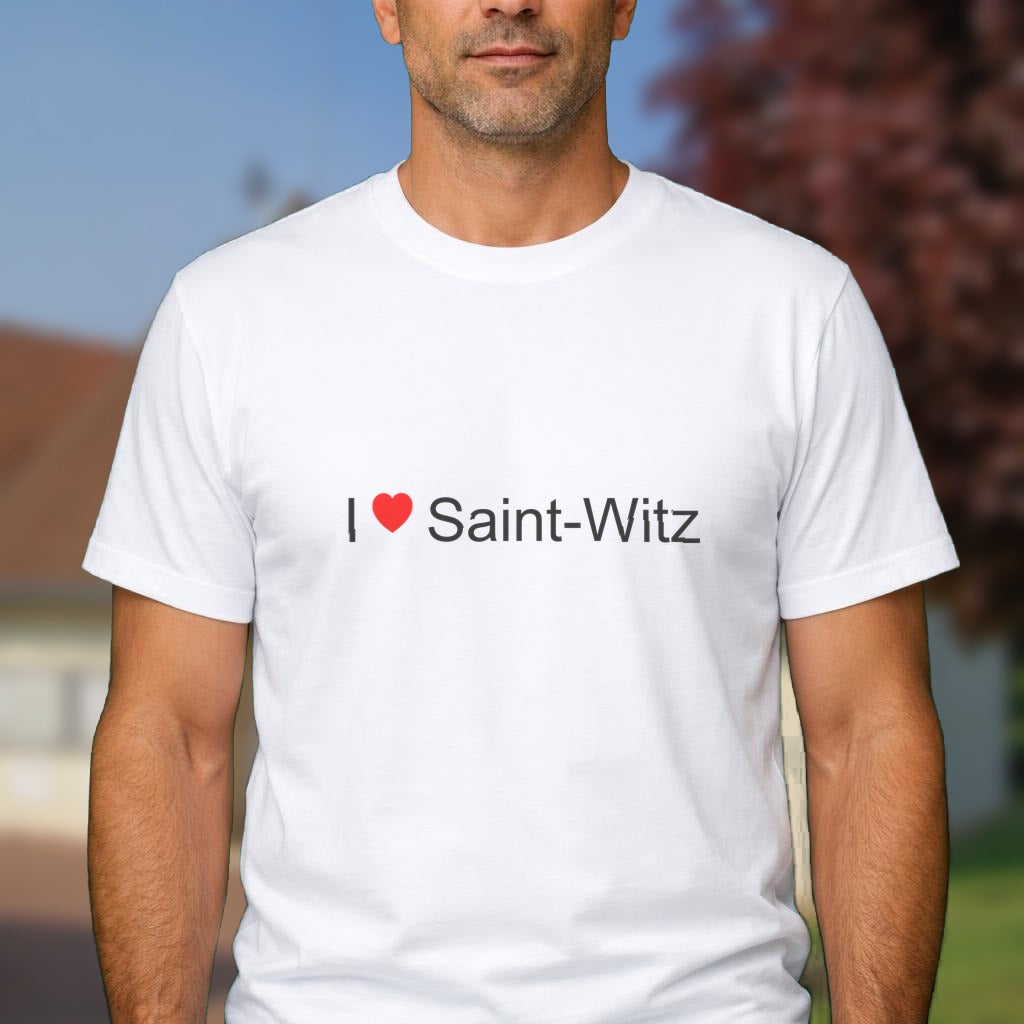 T-shirt I love saint-witz