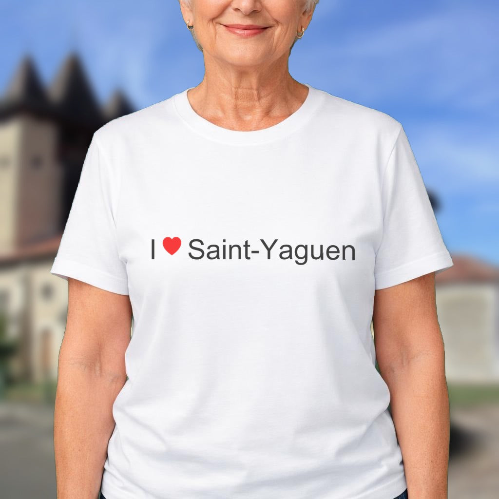 T-shirt I love saint-yaguen