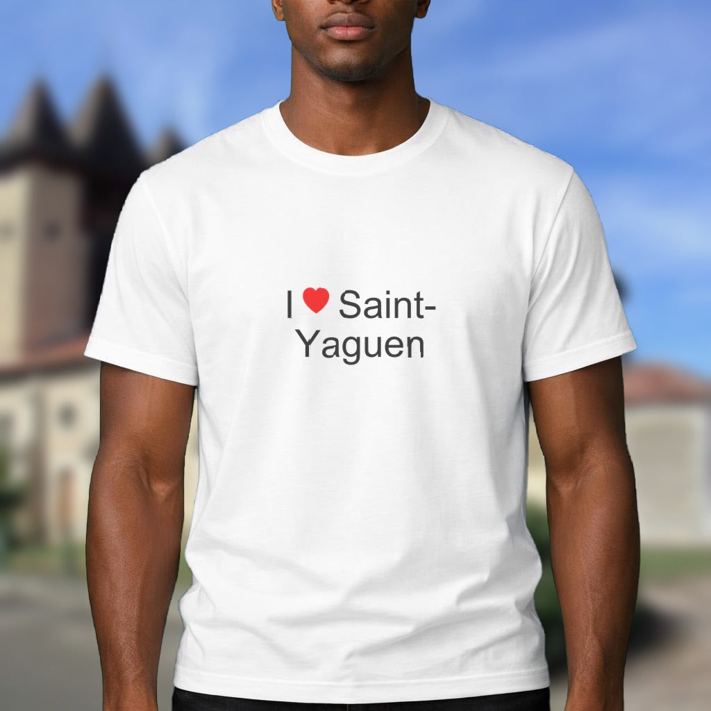T-shirt I love saint-yaguen