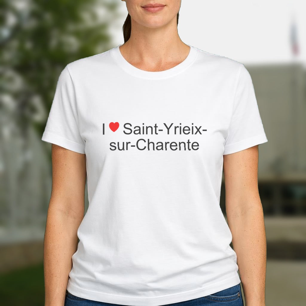 T-shirt I love saint-yrieix-sur-charente