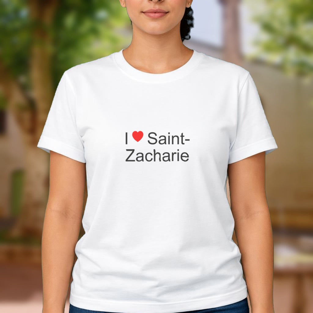 T-shirt I love saint-zacharie