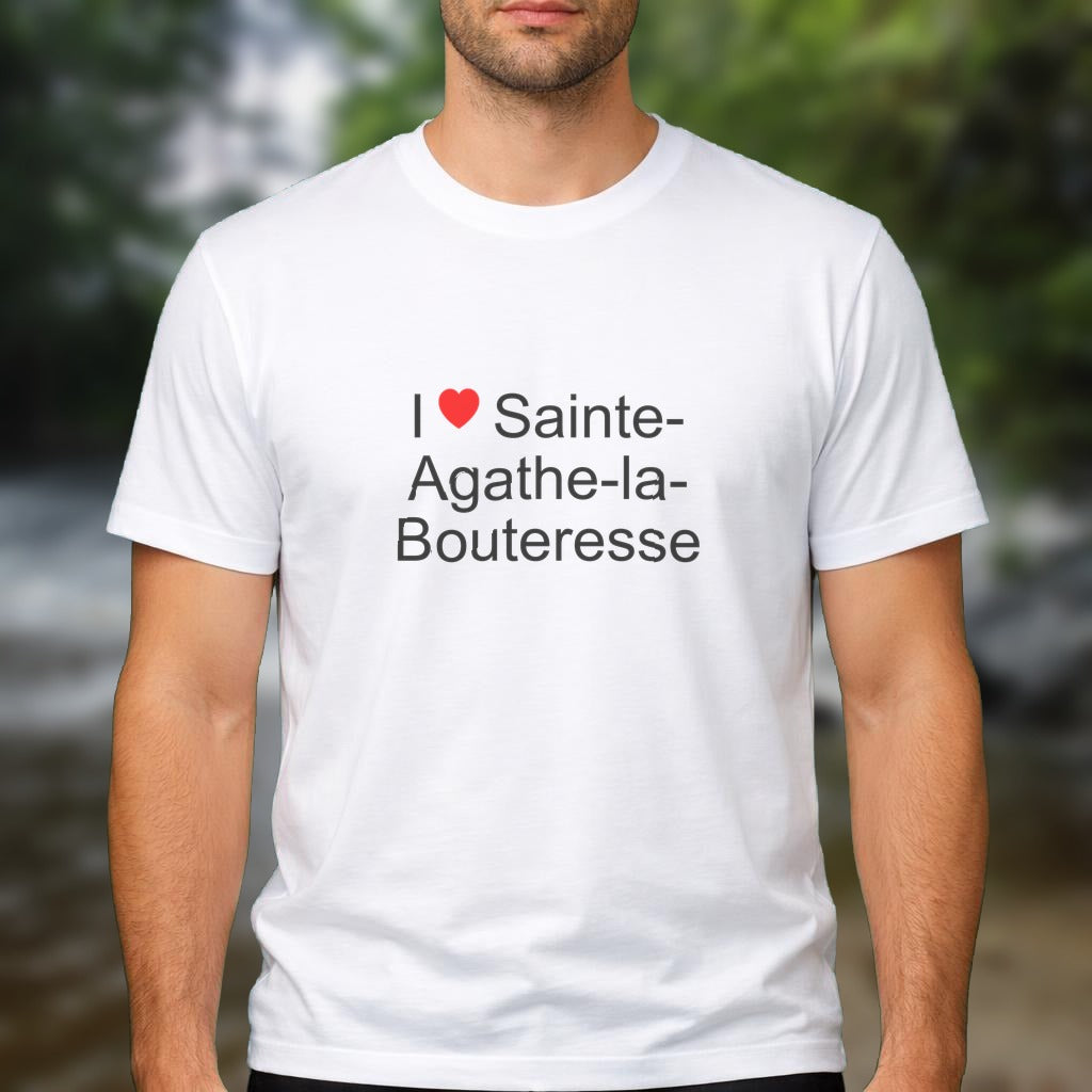 T-shirt I love sainte-agathe-la-bouteresse