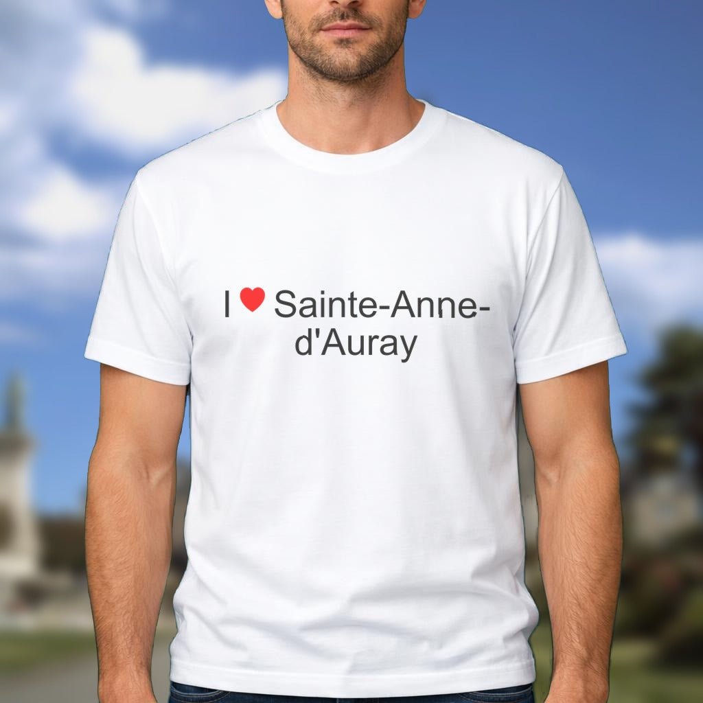 T-shirt I love sainte-anne-d'auray