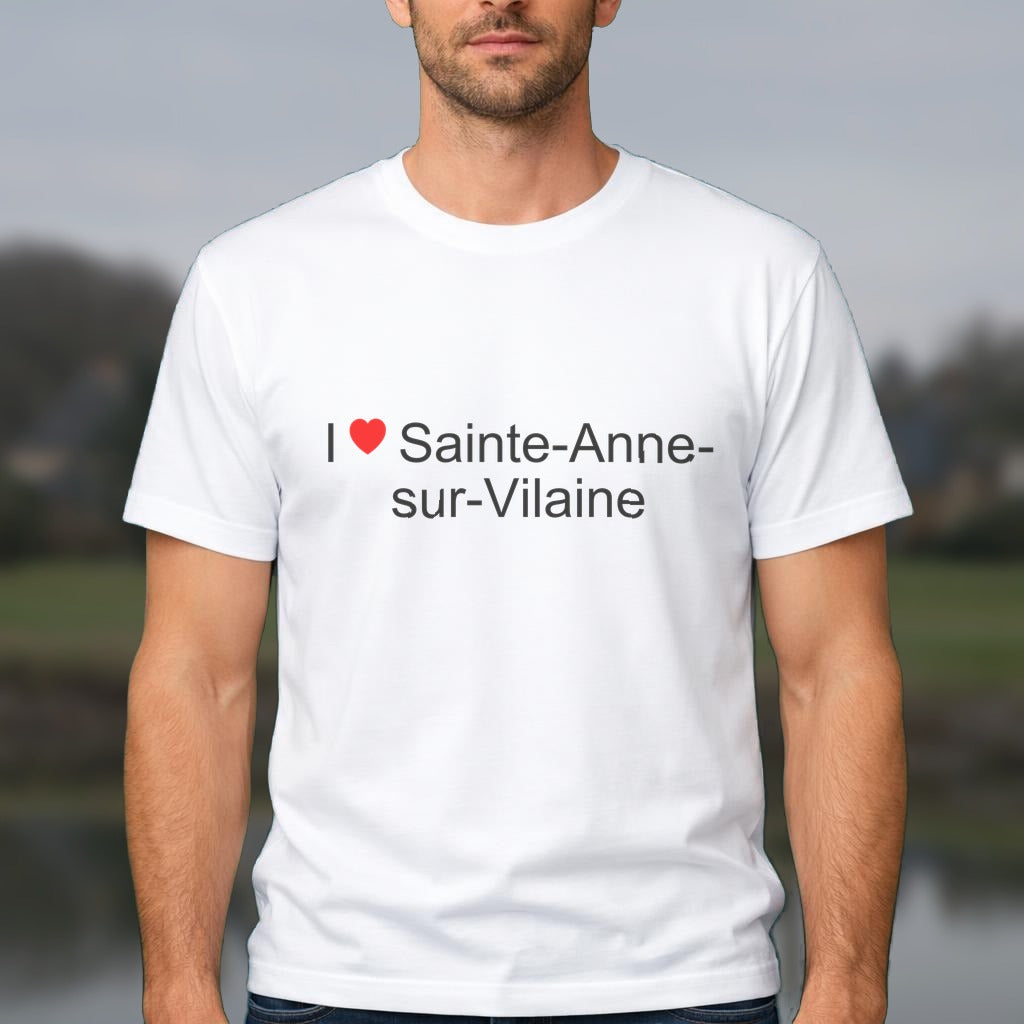 T-shirt I love sainte-anne-sur-vilaine