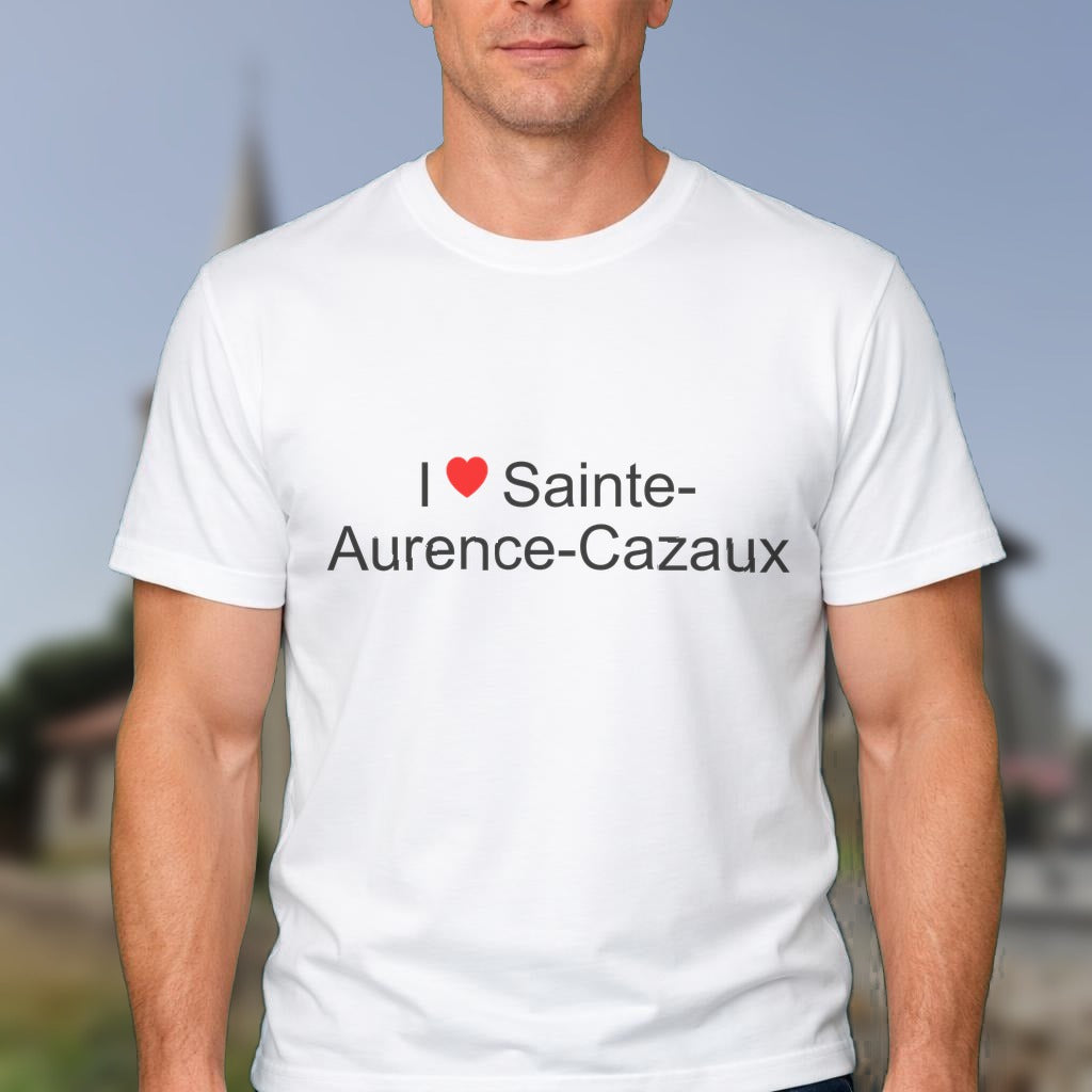 T-shirt I love sainte-aurence-cazaux