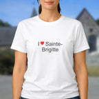T-shirt I love sainte-brigitte