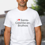 T-shirt I love sainte-colombe-en-bruilhois