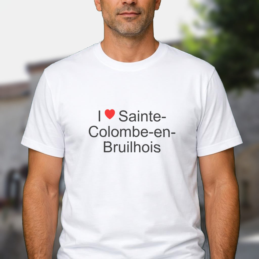 T-shirt I love sainte-colombe-en-bruilhois