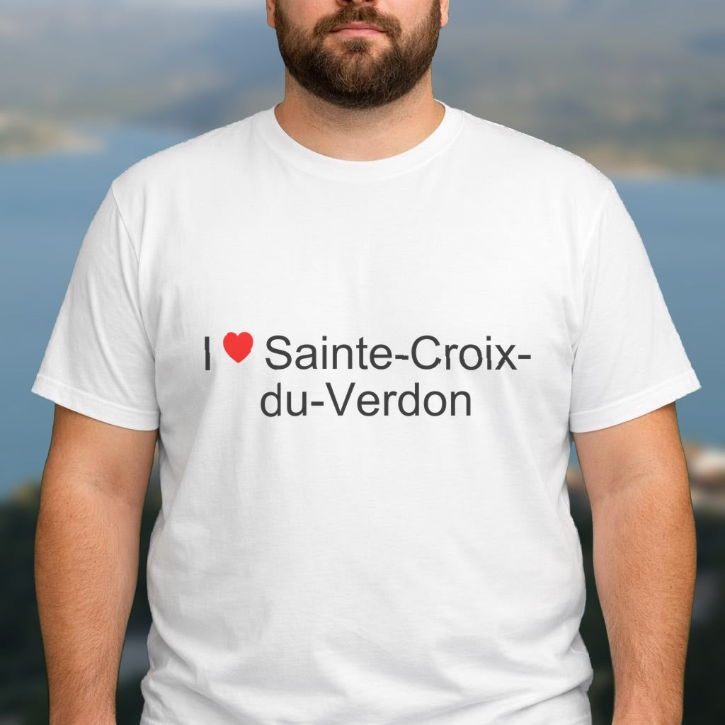 T-shirt I love sainte-croix-du-verdon