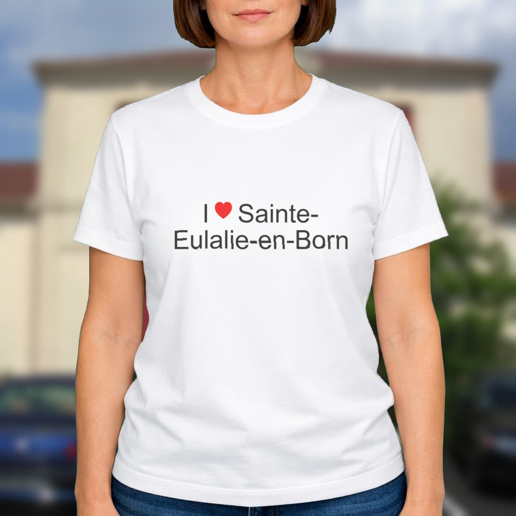 T-shirt I love sainte-eulalie-en-born