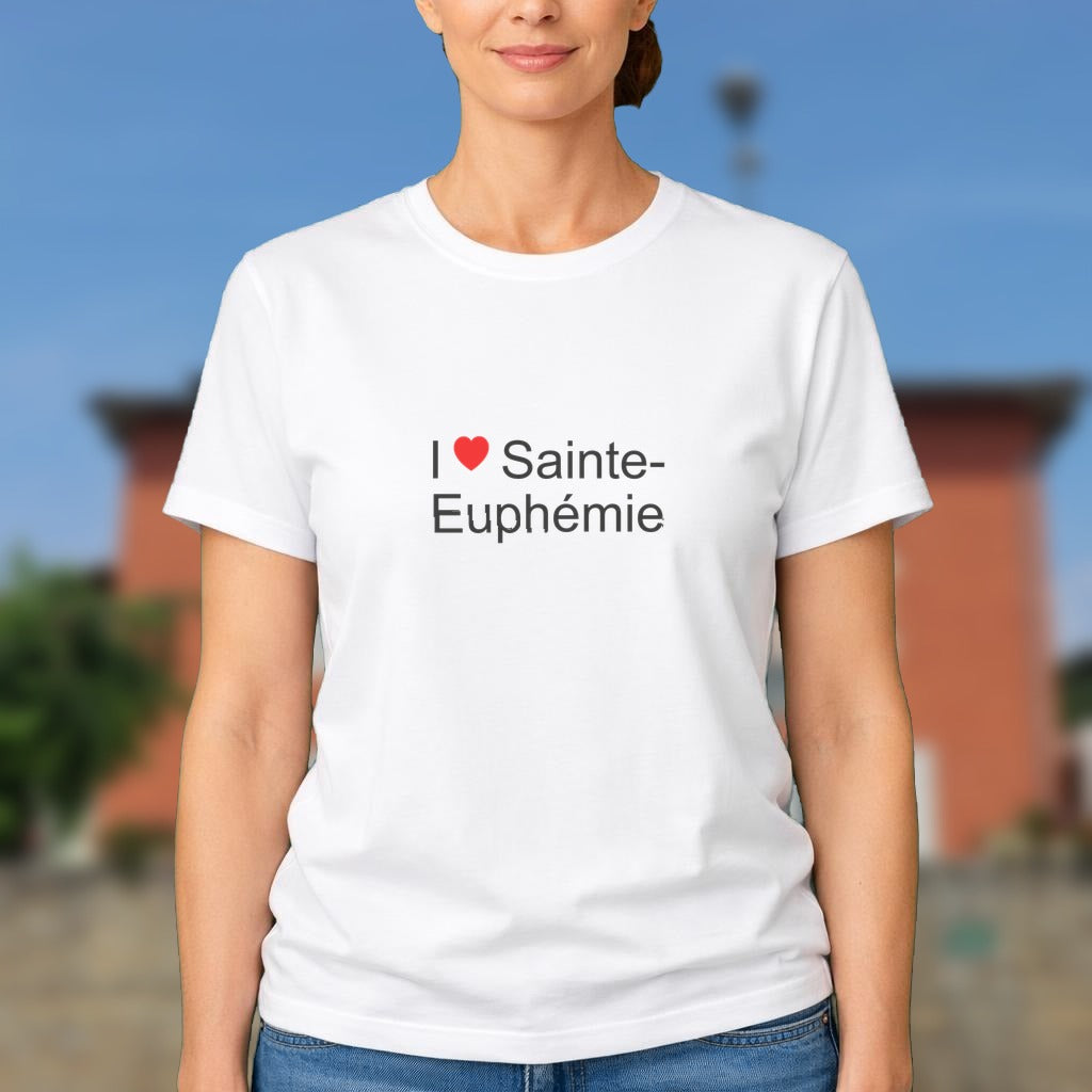 T-shirt I love sainte-euphémie
