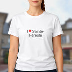 T-shirt I love sainte-féréole