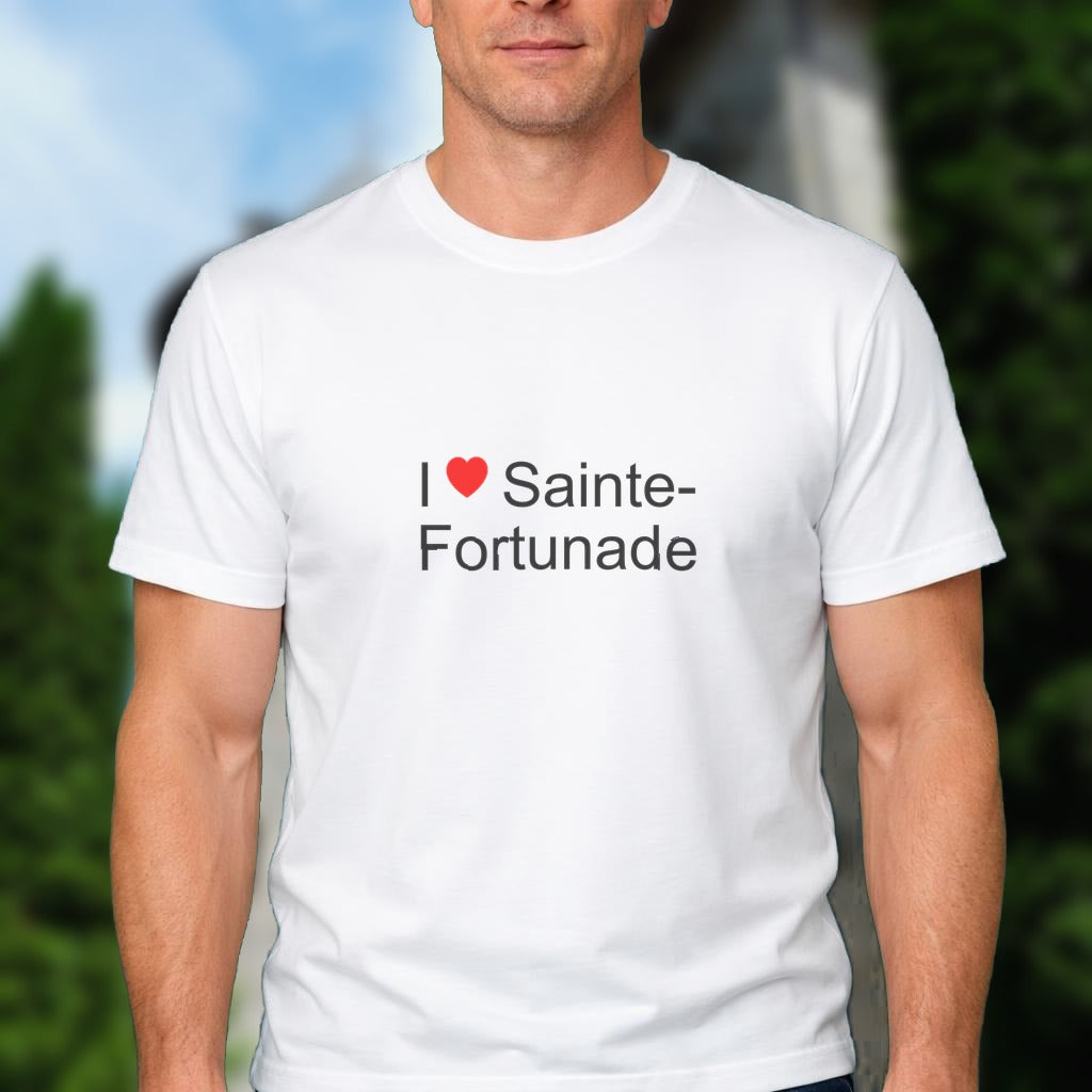 T-shirt I love sainte-fortunade
