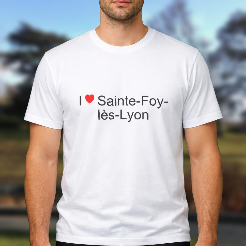 T-shirt I love sainte-foy-lès-lyon