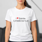 T-shirt I love sainte-livrade-sur-lot
