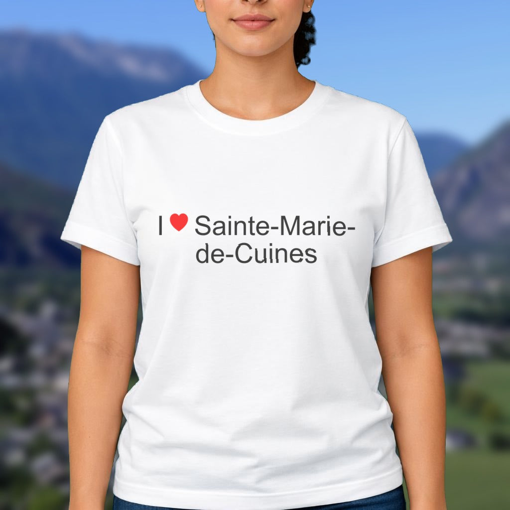 T-shirt I love sainte-marie-de-cuines