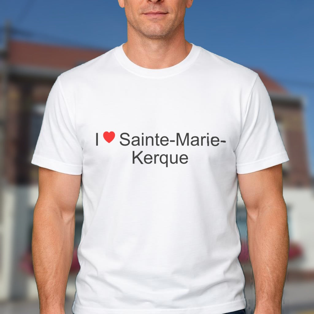 T-shirt I love sainte-marie-kerque