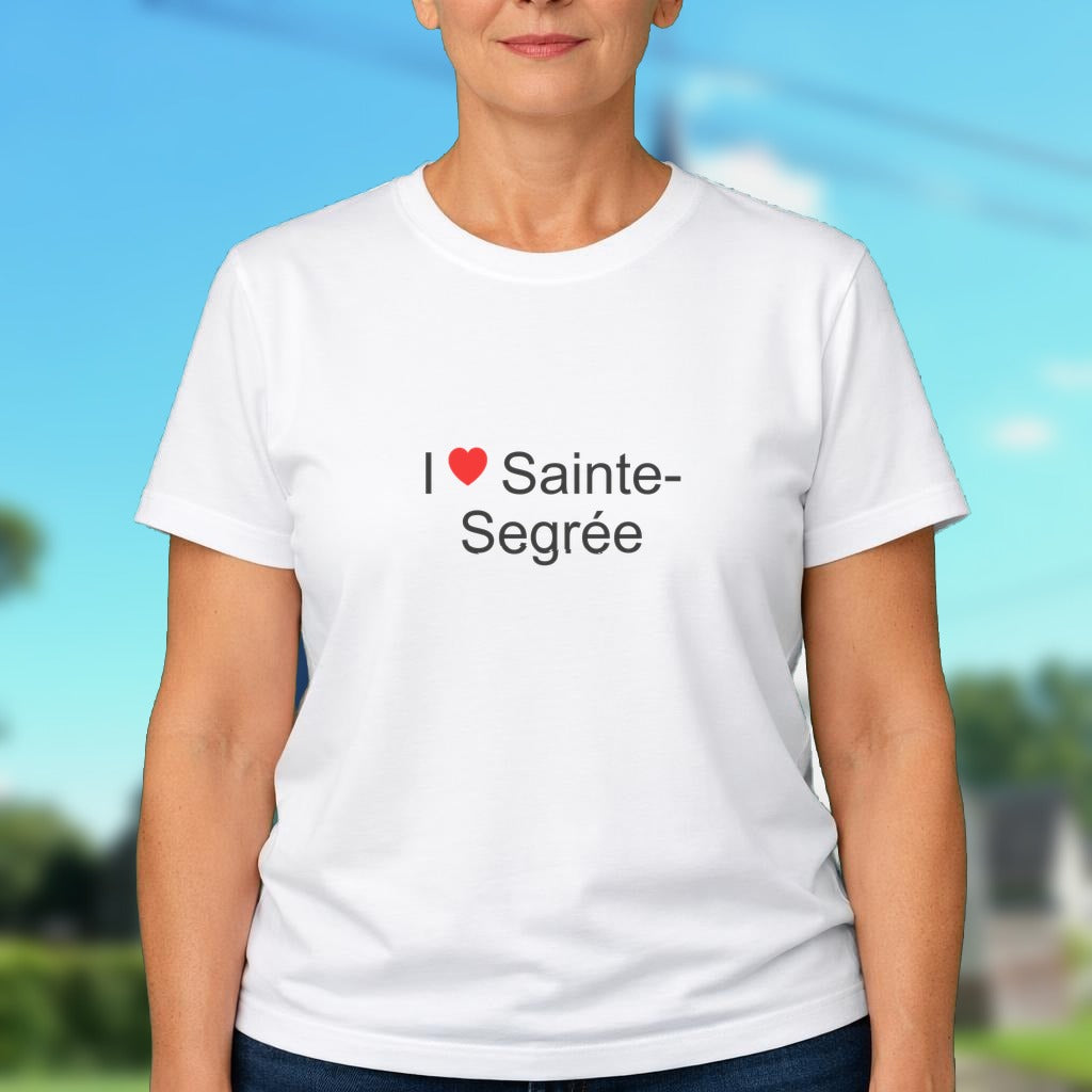 T-shirt I love sainte-segrée